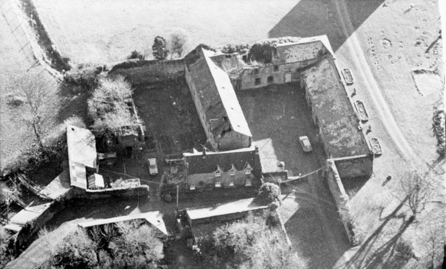 Netherhall view aerial buildings some dereliction shown