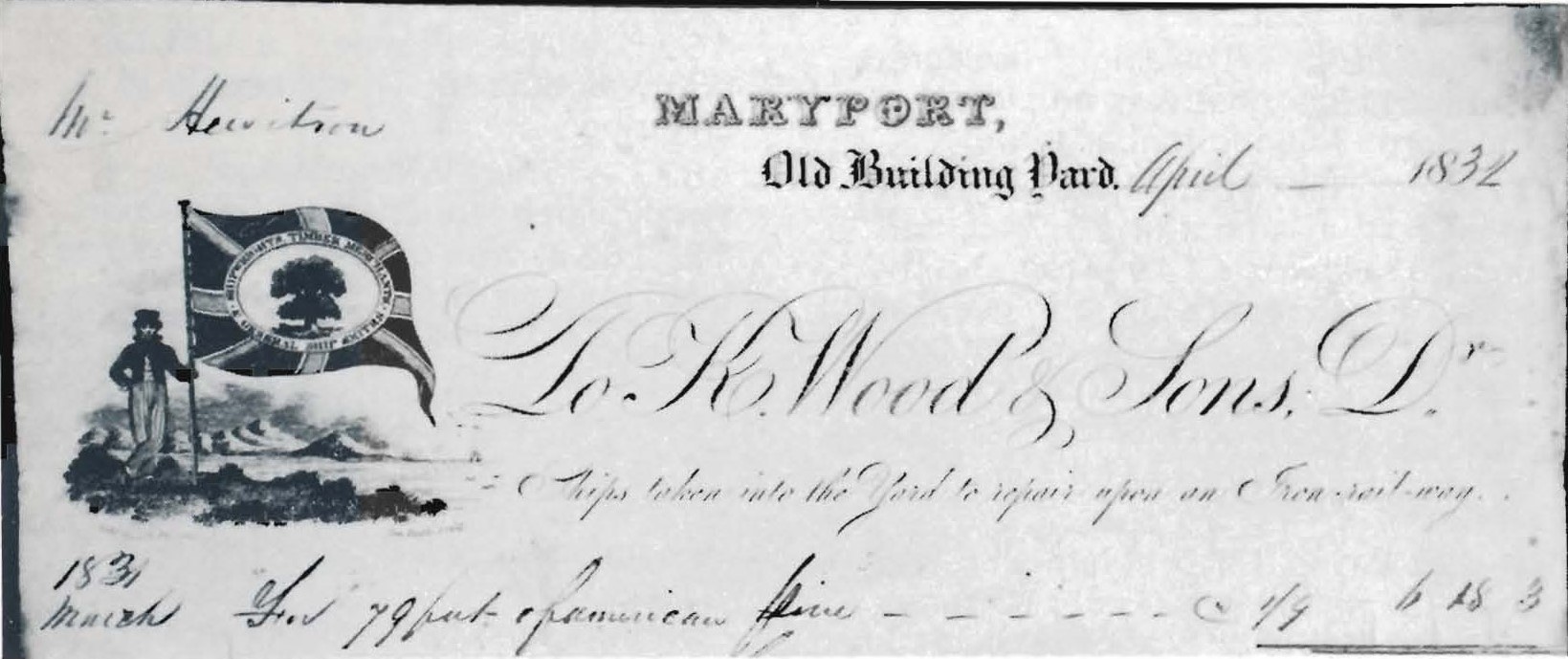 Advert Woods Yard Maryport 1765 1862