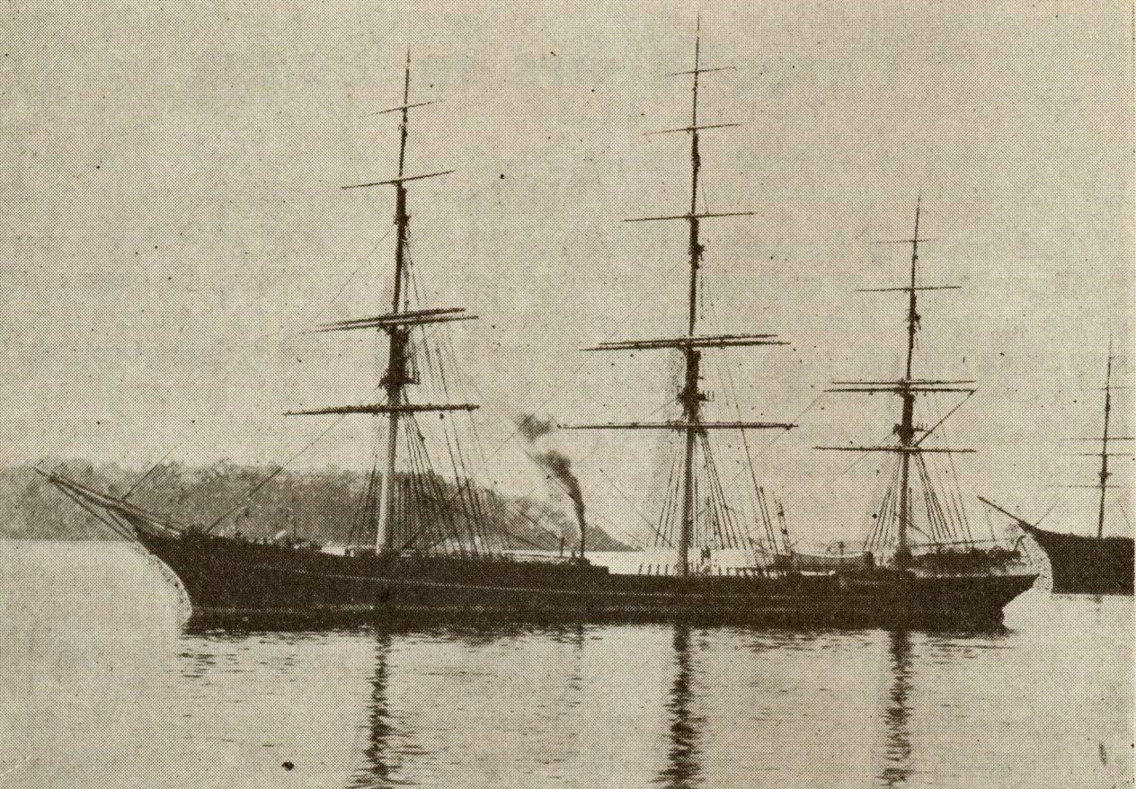 British Yeoman at San Francisco 1881 sunk by Seeadler in 1917 Sea Breezes July 1927
