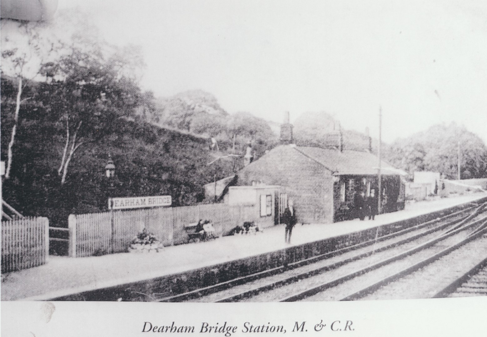 Dearham Bridge Station On Maryport And Carlisle Railway