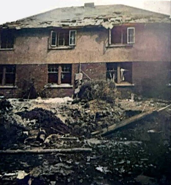 Ingleby Terrace 3 5 WW2 bomb damage Camp Road Maryport
