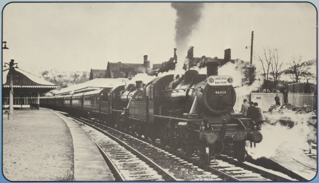 Keswick Station steam loco Lakes and Fells last journey 1966 jpg