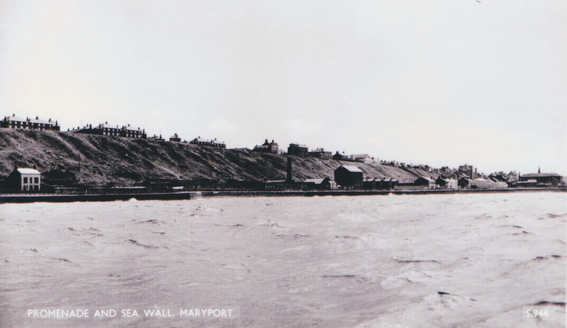 Maryport Promenade And Sea Wall Panorama