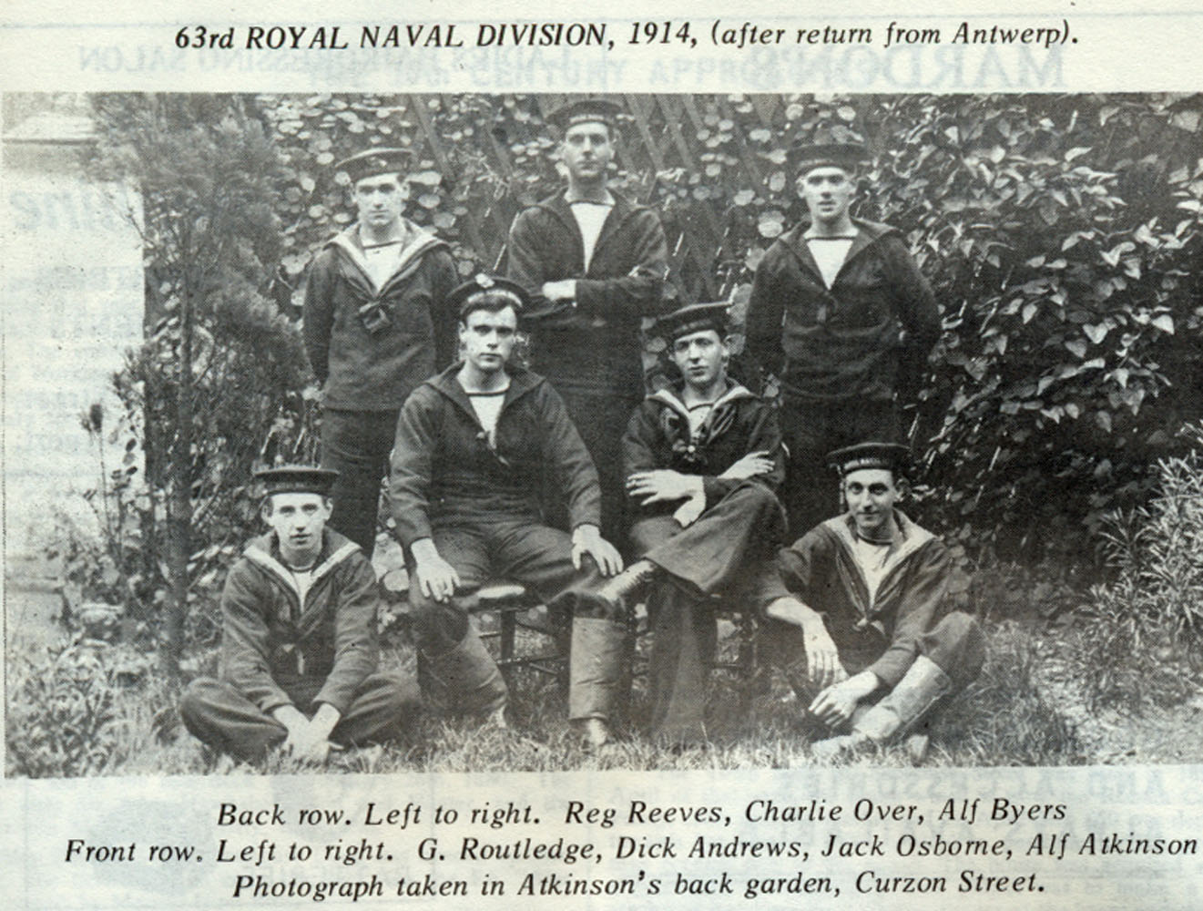 Maryport Royal Naval Division 63rd 1914 After Return From Antwerp
