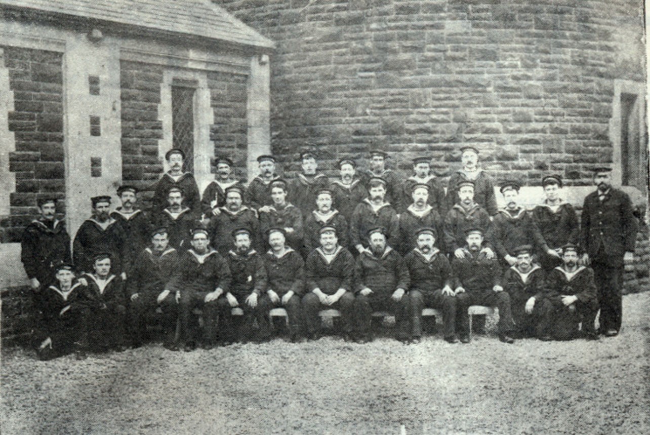 Maryport Royal Naval Reserve 1906 at The Battery now the Roman Museum