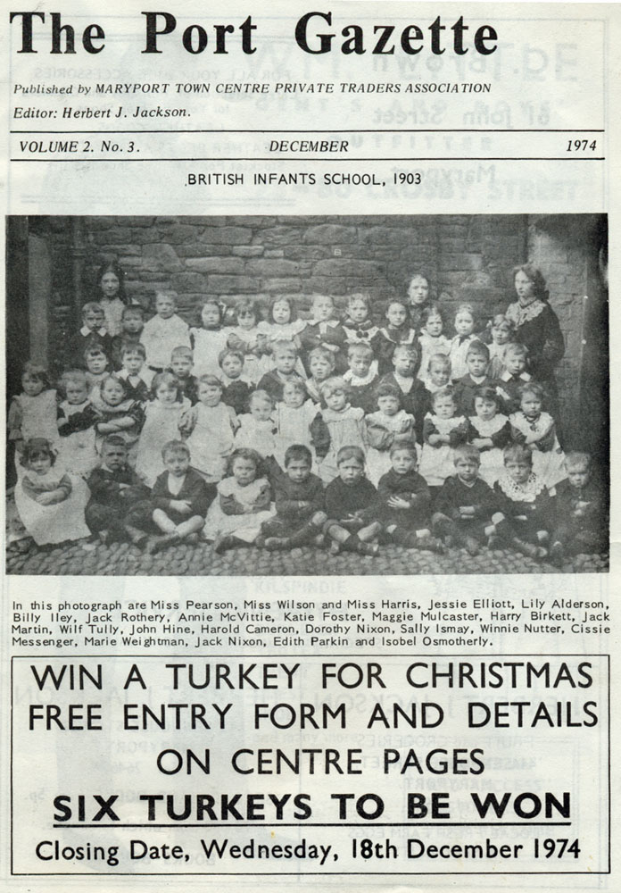 Maryport The Port Gazette Front Cover December 1974