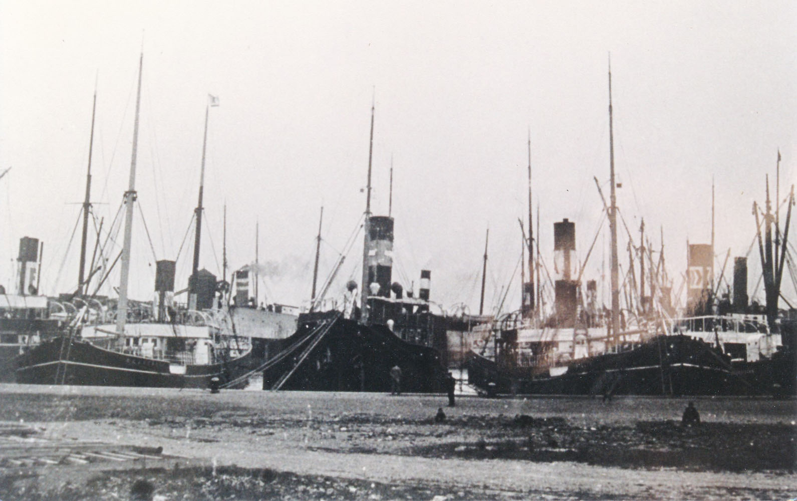 Maryport Harbour Steam Ships Together With Coal Loading Tower Be