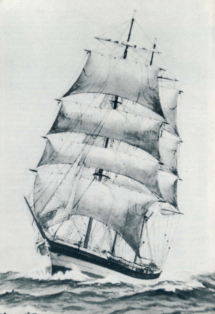 Midas The Barque Midas built by Ritson in 1896 and lost in 1898
