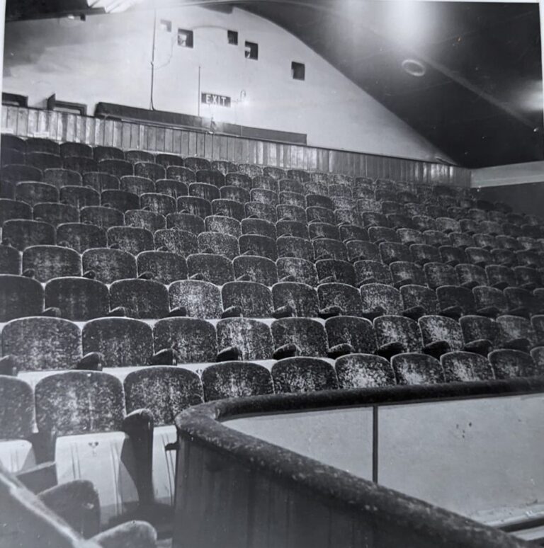 Senhouse Street Empire cinema Maryport rows of seats