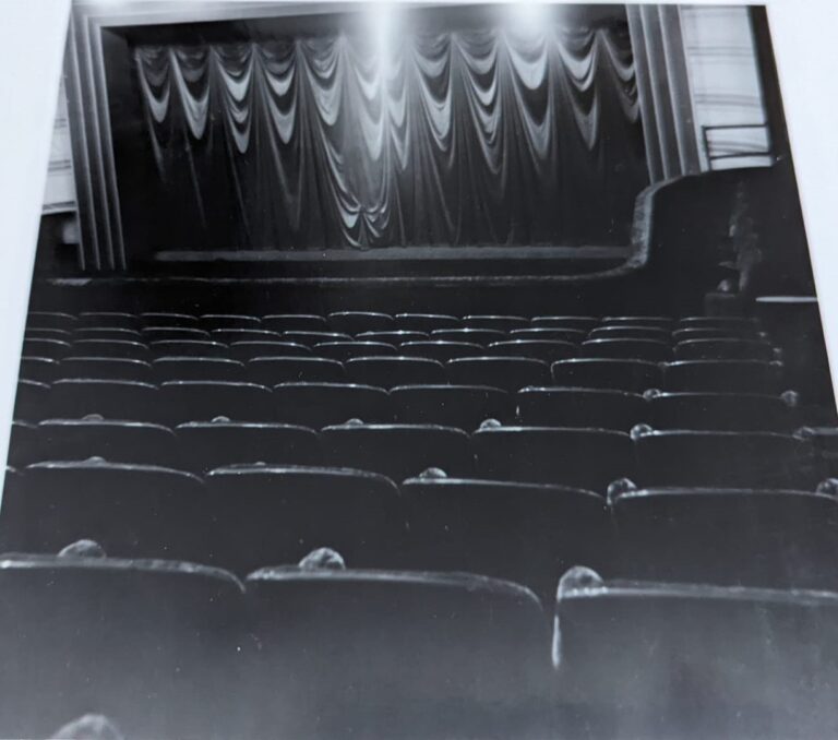 Senhouse Street Empire cinema Maryport screen from seats