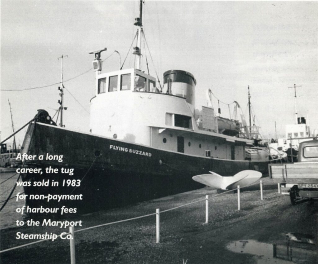 Flying Buzzard at Elizabeth Dock Maryport before sold