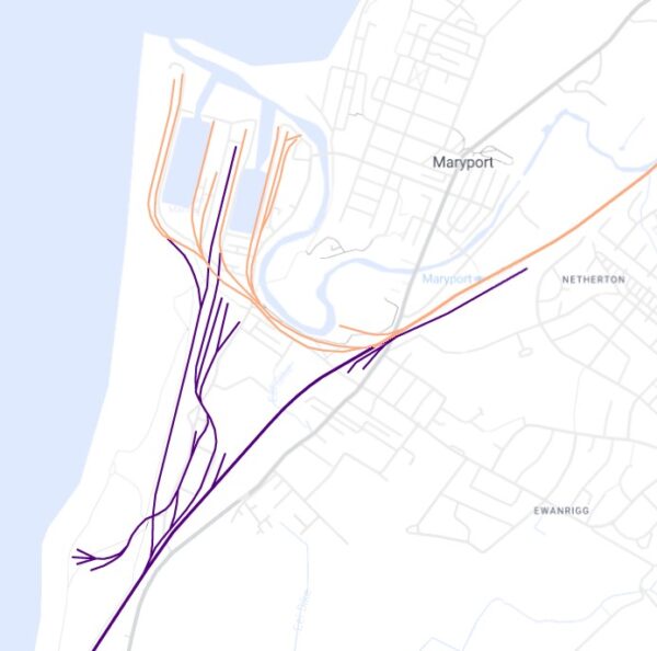 Maps Railway Lines Maryport History (click here for home page)