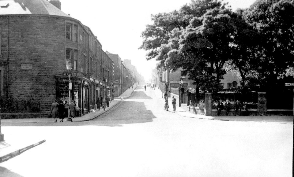 Wood Street looking north from Ellenborough Road over Curzon Street A596